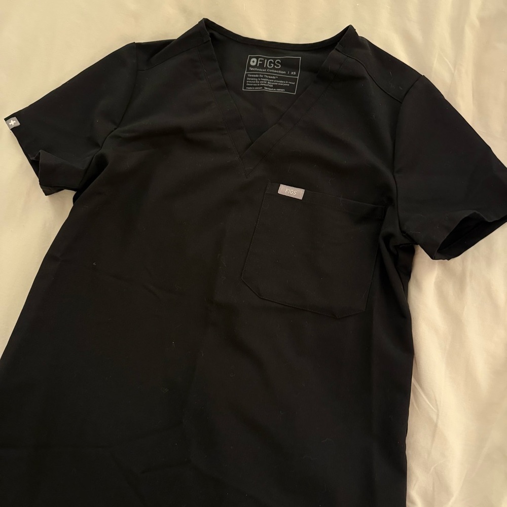 Figs Catarina top Black